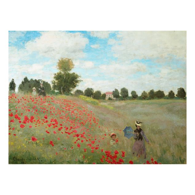 schöne Bilder Claude Monet - Mohnfeld bei Argenteuil