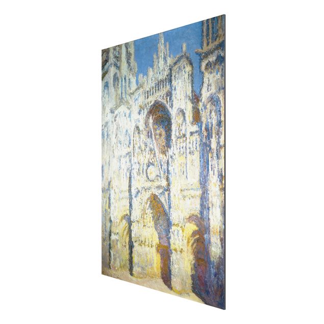 Alu Dibond Bilder Claude Monet - Kathedrale von Rouen