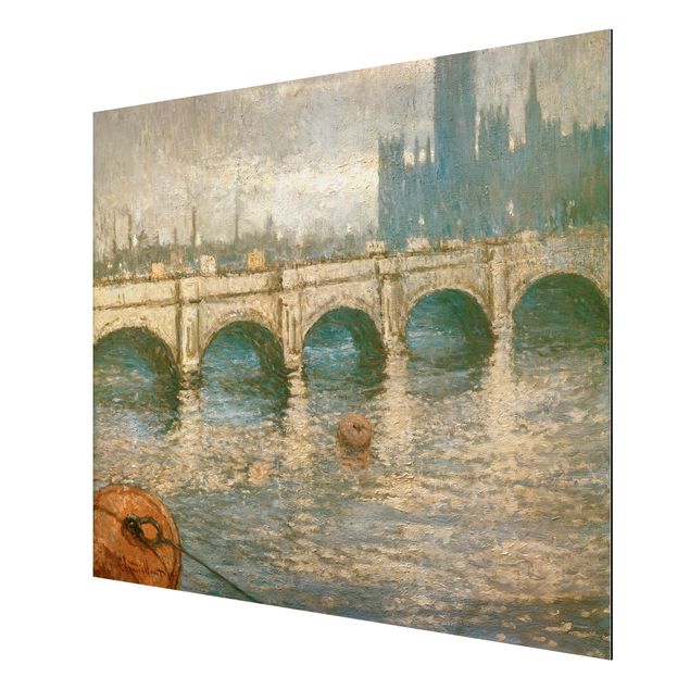 Alu Dibond Bilder Claude Monet - Themsebrücke