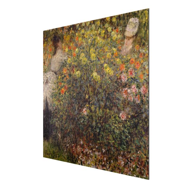 Alu Dibond Druck Claude Monet - Blumengarten