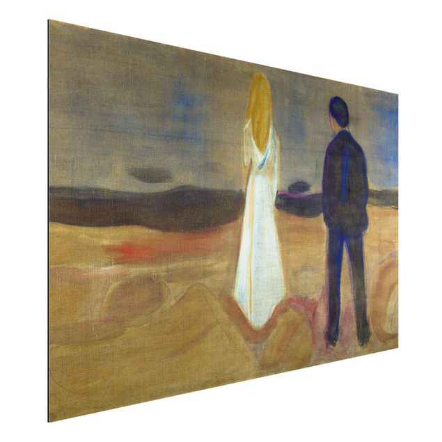 Expressionistische Gemälde Edvard Munch - Zwei Menschen