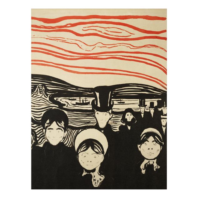 Impressionismus Bilder Edvard Munch - Angstgefühl