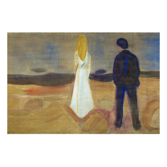 Impressionistische Gemälde Edvard Munch - Zwei Menschen