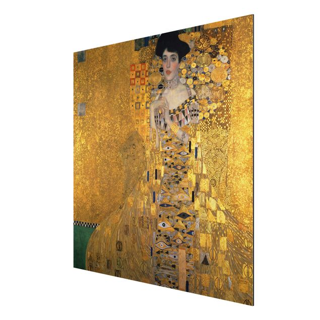 Alu-Dibond Bild - Gustav Klimt - Bildnis der Adele Bloch-Bauer I