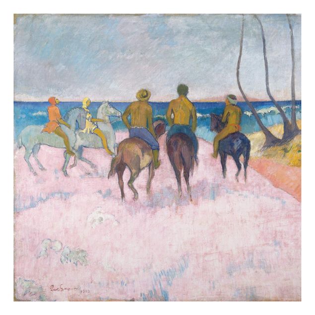 Paul Gauguin Bilder Paul Gauguin - Reiter am Strand