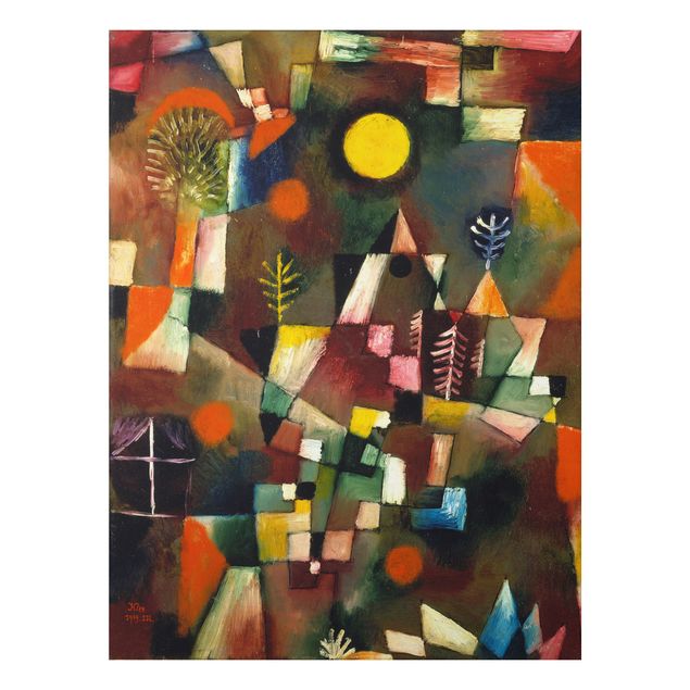 Alu-Dibond Bild - Paul Klee - Der Vollmond