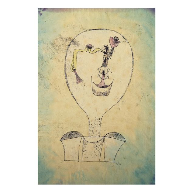 Abstrakte Bilder Paul Klee - Die Knospe
