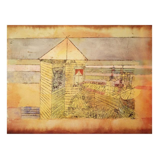 Abstrakte Bilder Paul Klee - Wunderbare Landung
