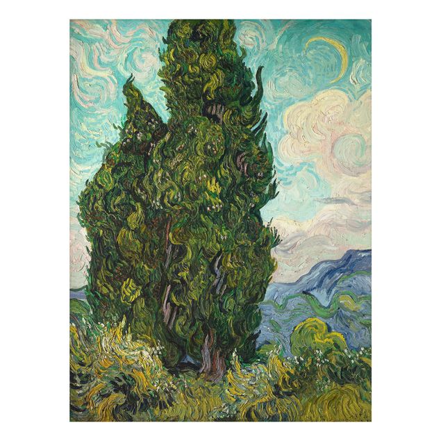 Van Gogh Gemälde Vincent van Gogh - Zypressen