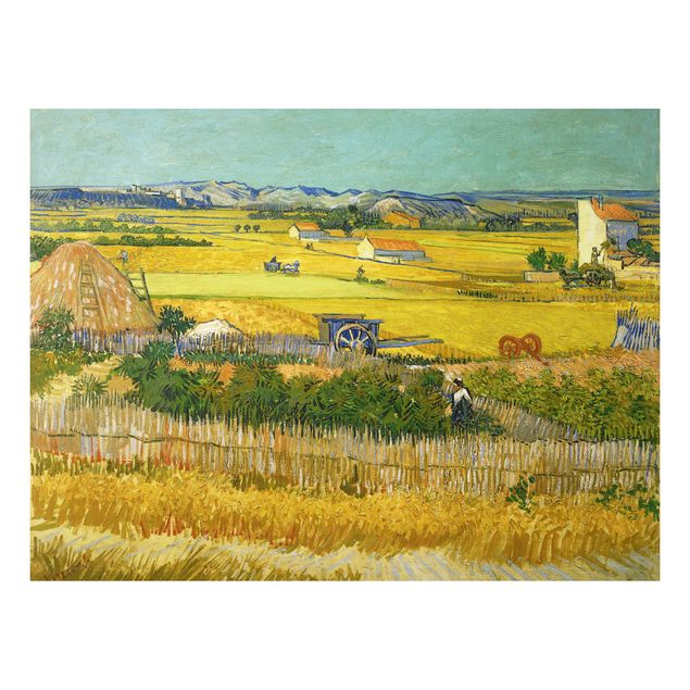 Alu-Dibond Bild - Vincent van Gogh - Die Ernte