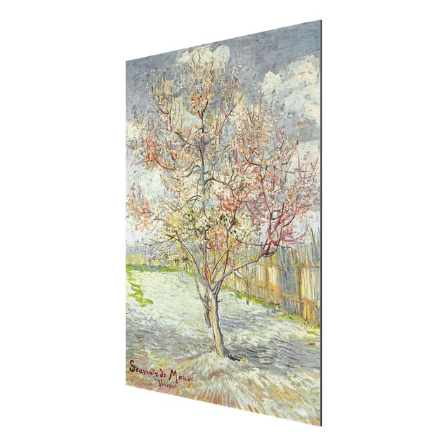 Wandbilder Vincent van Gogh - Blühende Pfirsichbäume