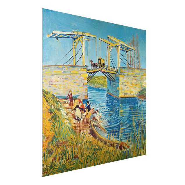 Impressionistische Gemälde Vincent van Gogh - Zugbrücke in Arles