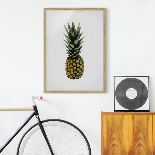 Moderne Bilder mit Rahmen Ananas
