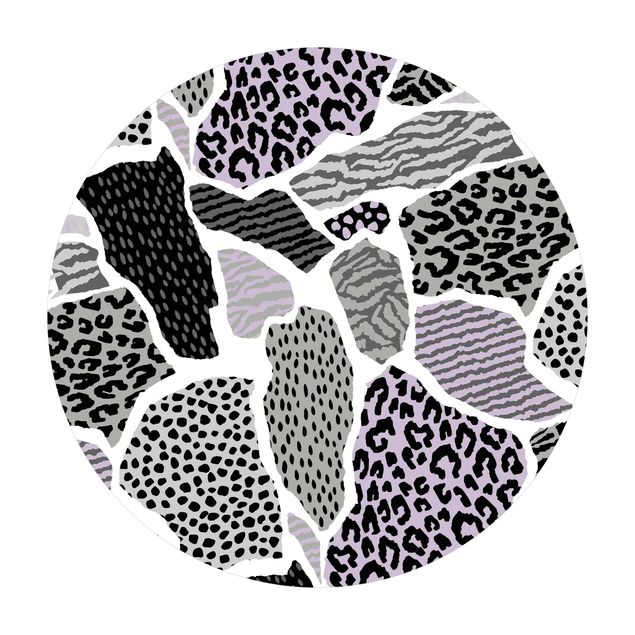 Vinyl-Teppich Animalprint Zebra Tiger Leopard Europa
