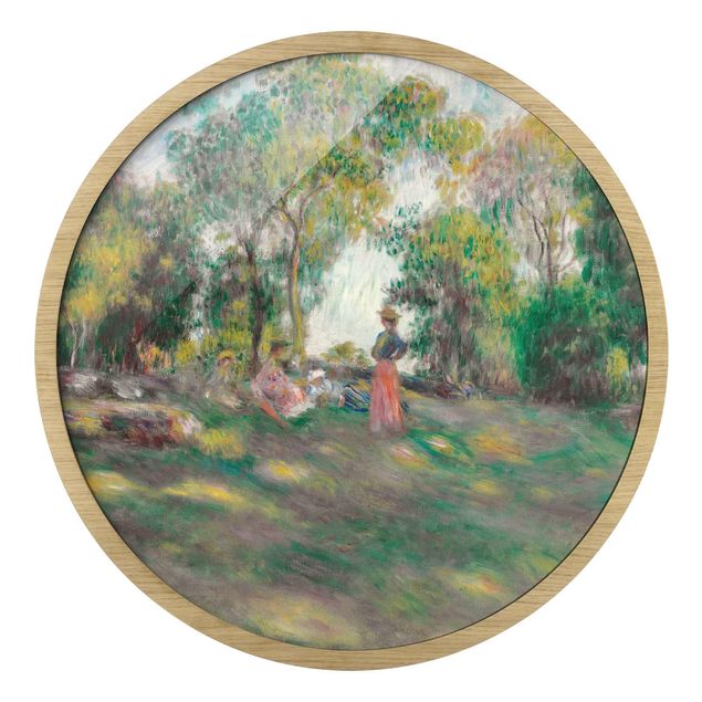 Moderne Bilder mit Rahmen Auguste Renoir - Landschaft mit Figuren