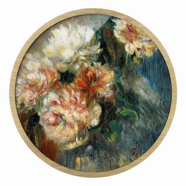 Moderne Bilder mit Rahmen Auguste Renoir - Vase Pfingstrosen