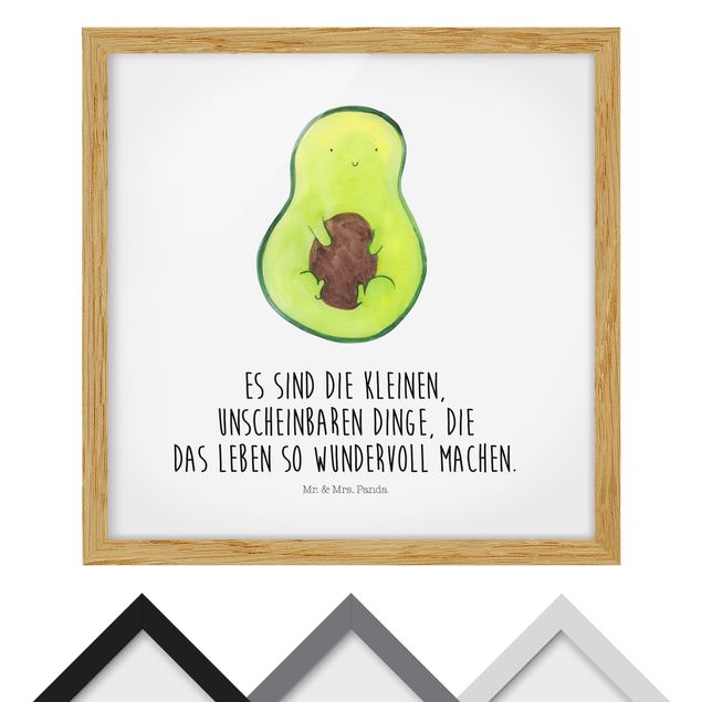 Bild mit Rahmen - Avocado - Die kleinen Dinge - Quadrat 1:1