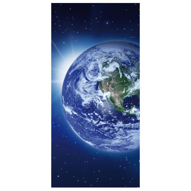Raumteiler - Erde im Weltall 250x120cm