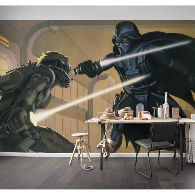 Disney Kindertapete - Star Wars Classic RMQ Vader vs Luke - Komar Fototapete