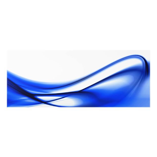 Spritzschutz Glas - Blue Touch - Panorama - 5:2