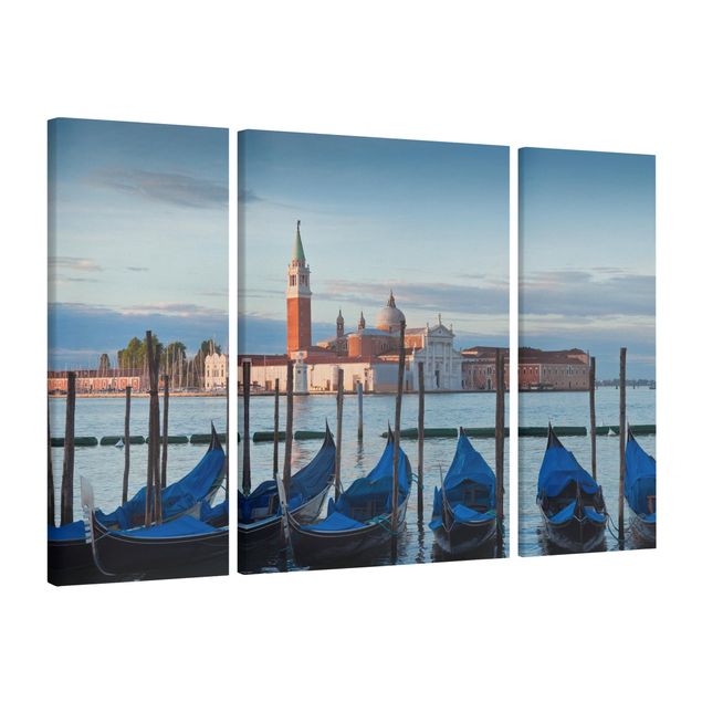 Leinwandbild 3-teilig - San Giorgio in Venedig - Triptychon