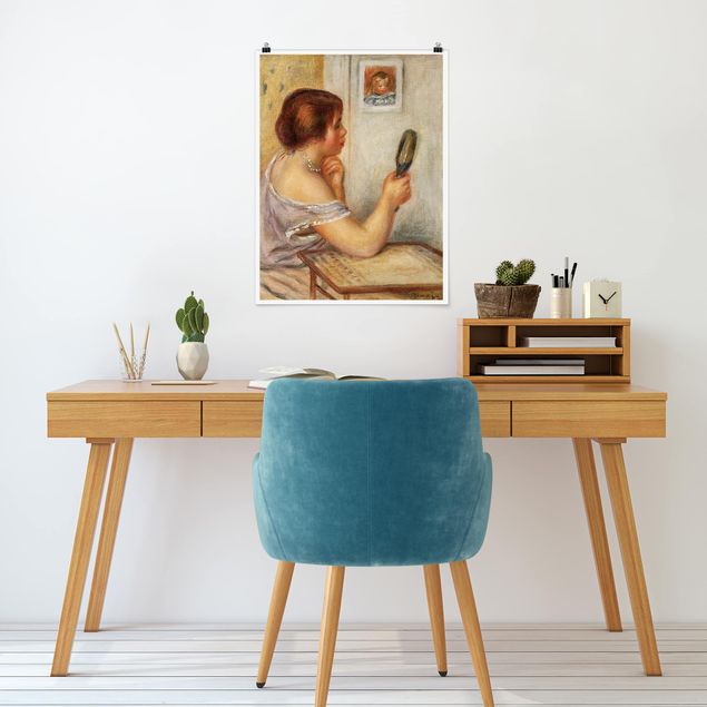 Moderne Poster Auguste Renoir - Gabrielle mit Spiegel