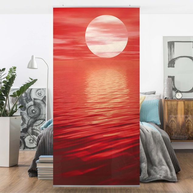 Vorhang Raumtrenner Red Sunset