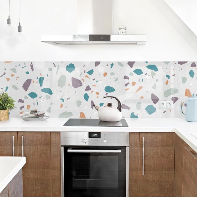 Küchenrückwand selbstklebend Detailliertes Terrazzo Muster Grosseto