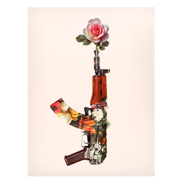 Jonas Loose Prints Waffe mit Rose