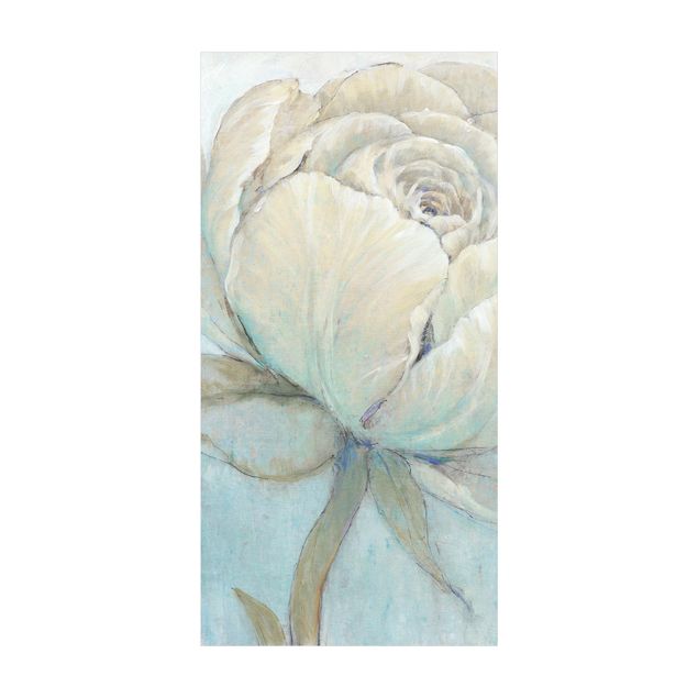 Teppich Blumen Englische Rose Pastell