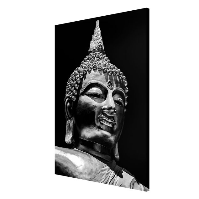Magnettafel - Buddha Statue Gesicht - Memoboard Hochformat 3:2