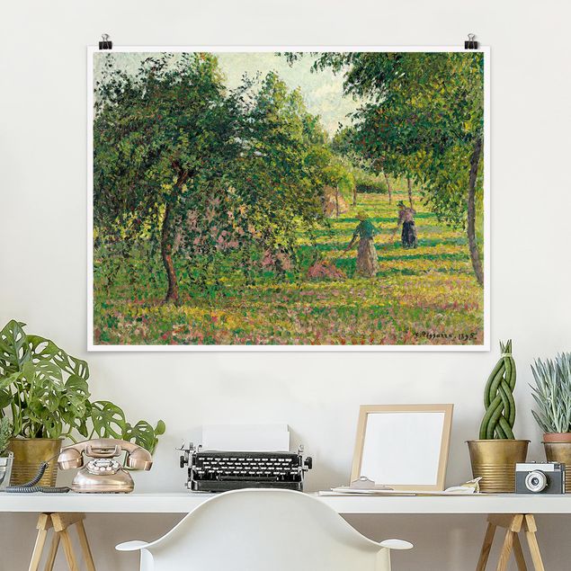 Impressionistische Bilder Camille Pissarro - Apfelbäume