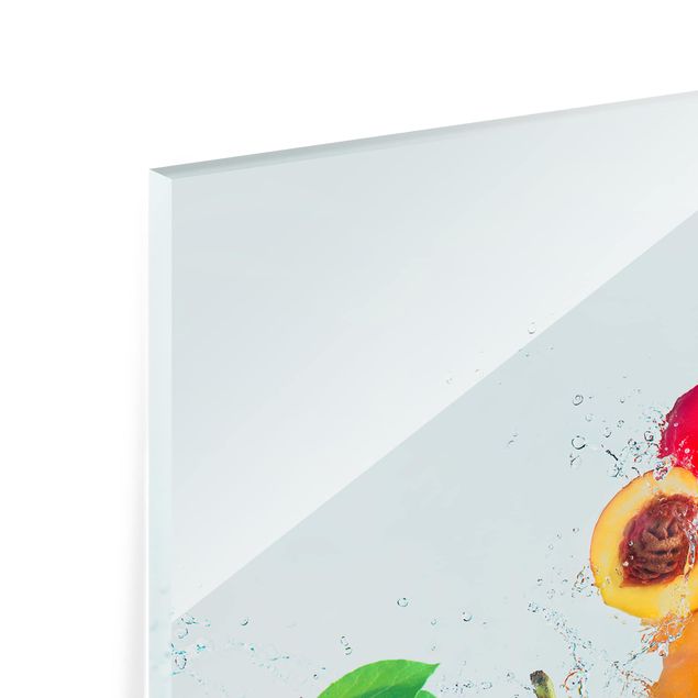 Glas Spritzschutz - Fruchtsalat - Quadrat - 1:1