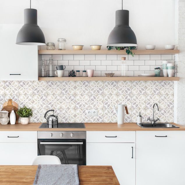 Wandpaneele Küche Geometrische Fliesen - Mantua