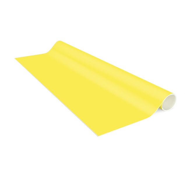 Moderner Teppich Colour Lemon Yellow