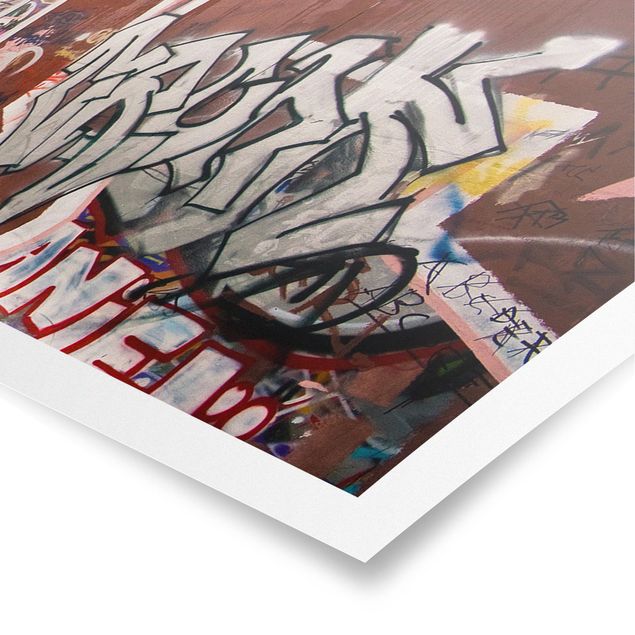 Poster - Skate Graffiti - Panorama Querformat