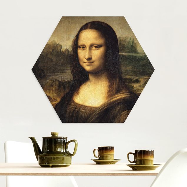 Rokoko Gemälde Leonardo da Vinci - Mona Lisa
