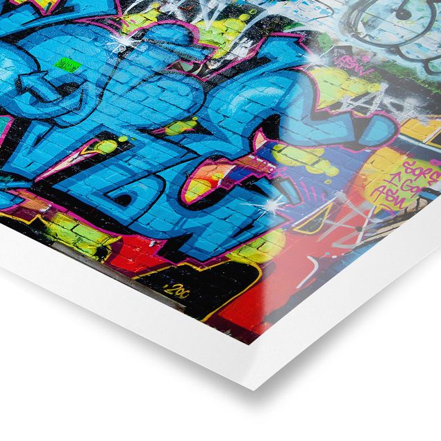 Poster - Colours of Graffiti - Querformat 3:4