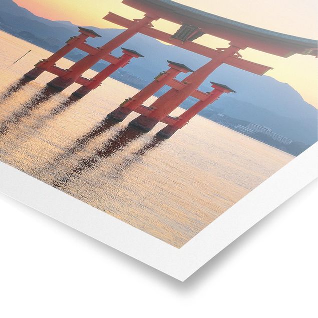 Wandbilder Torii am Itsukushima