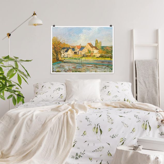 Poster Skyline Camille Pissarro - Landschaft bei Pontoise