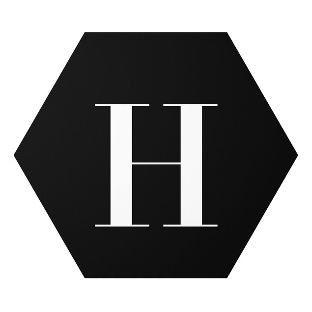 Hexagon Bild Forex - Buchstabe Serif Schwarz H