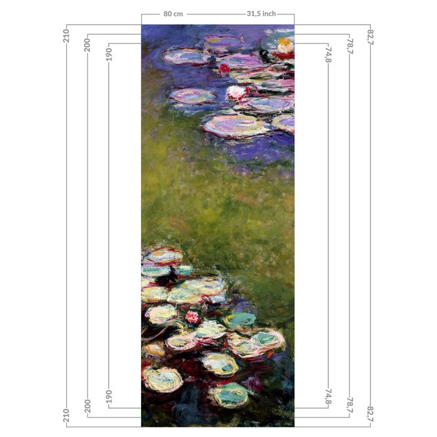 Duschrückwand - Claude Monet - Seerosen