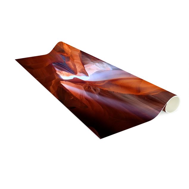 3D Motiv Teppiche Lichtspiel im Antelope Canyon