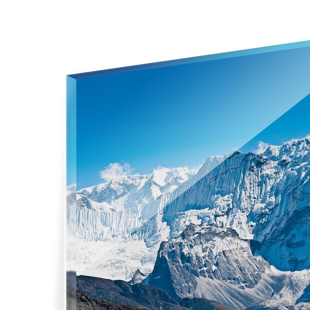 Spritzschutz Glas - Der Himalaya - Panorama - 5:2