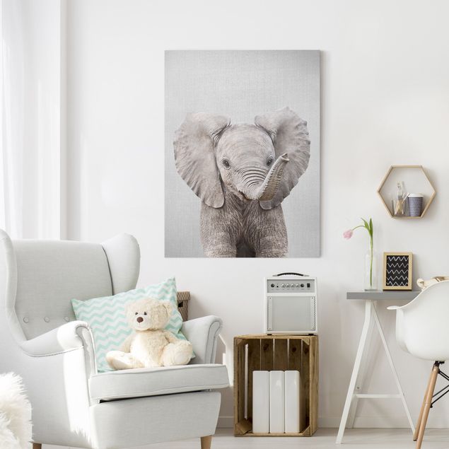 Wandbilder Baby Elefant Elsa