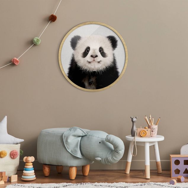 Tiere Bilder mit Rahmen Baby Panda Prian