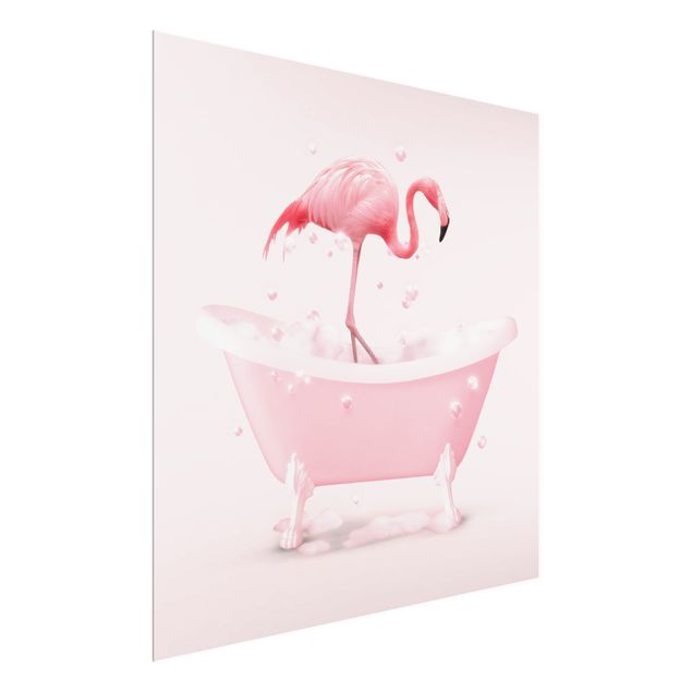 Jonas Loose Prints Badewannen Flamingo