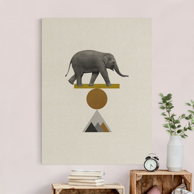 Bilder Balancekunst Elefant