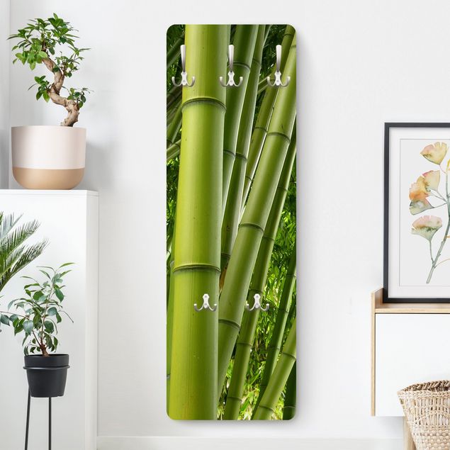 Flurgarderobe Natur Bamboo Trees