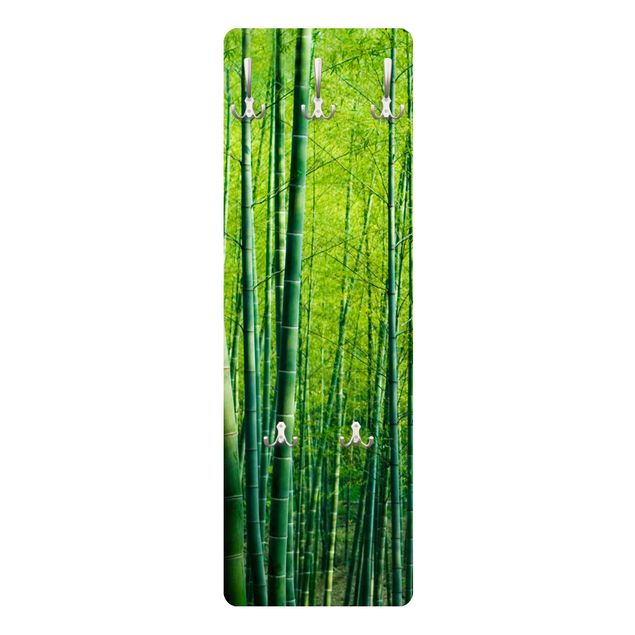 Garderobe - Bambuswald - Grün